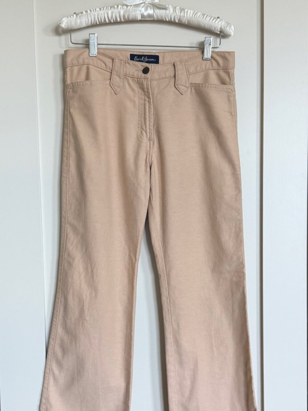 Earl Jean Light Tan Western Slim Boot Cut Jean